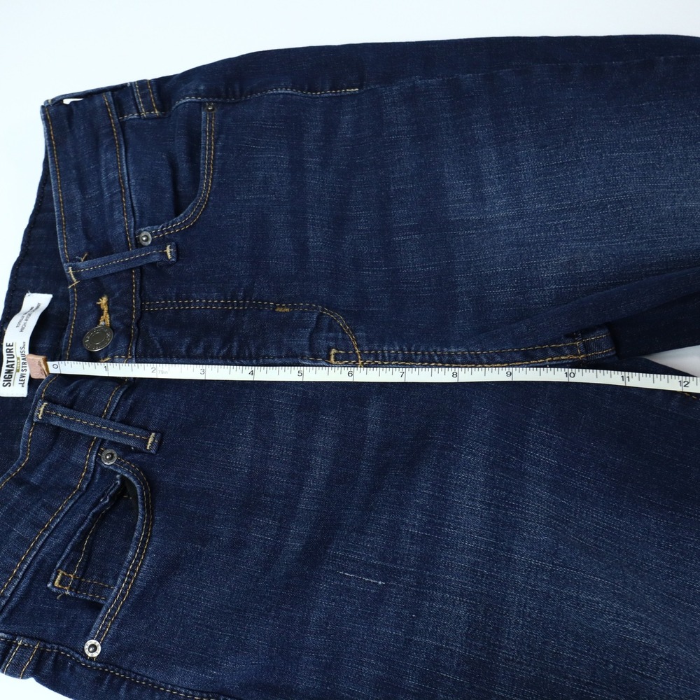Levi Strauss Signature Gold Label Totally Shaping High Rise Skinny Jeans 2 Long - Picture 12 of 14
